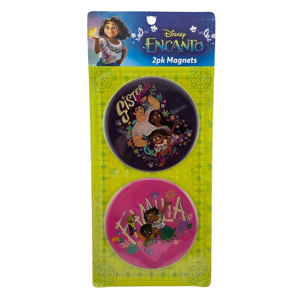 Disney Encanto 2 Pack Decorative Magnets Mirabel Family Design New‎